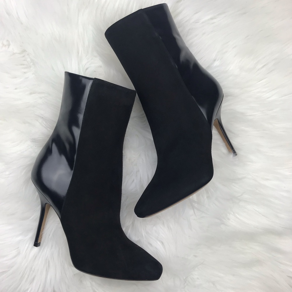 Marvin K by Aquatalia Black Suede Livia Bootie